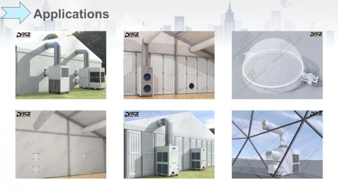 30HP 산업/광고 방송을 위한 25 톤 HVAC 큰천막 천막 에어 컨디셔너