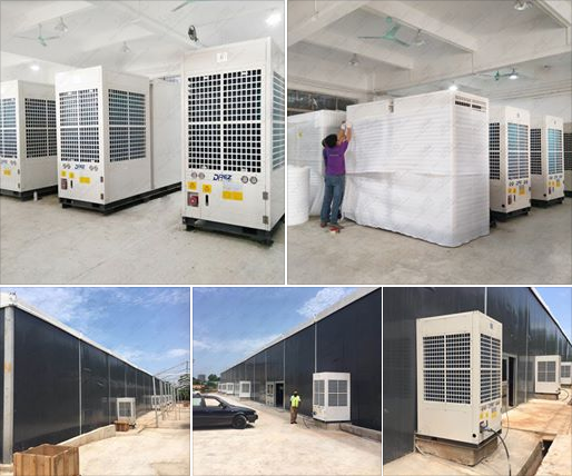 중앙 HVAC 천막 전시회 천막을 위한 공기에 의하여 냉각되는 Aircon 산업 에어 컨디셔너