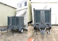 지면 서 있는 천막 AC 단위 수평한 증발 공기 냉각 상업적인 돔 천막 사용 협력 업체