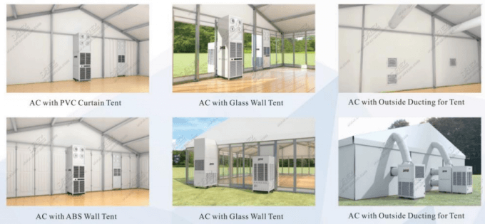 완전한 고전에 의하여 포장되는 천막 에어 컨디셔너, 고열 저항하는 옥외 천막 AC