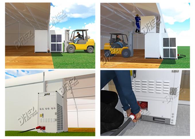 서 있는 휴대용 옥외 에어 컨디셔너, 29KW 10HP 산업 에어 컨디셔너를 마루청을 까십시오