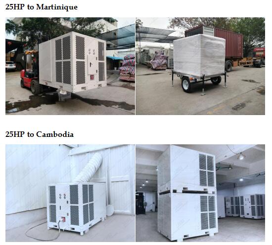 에너지 효율 25HP 휴대용 천막 에어 컨디셔너/이동할 수 있는 AC 단위